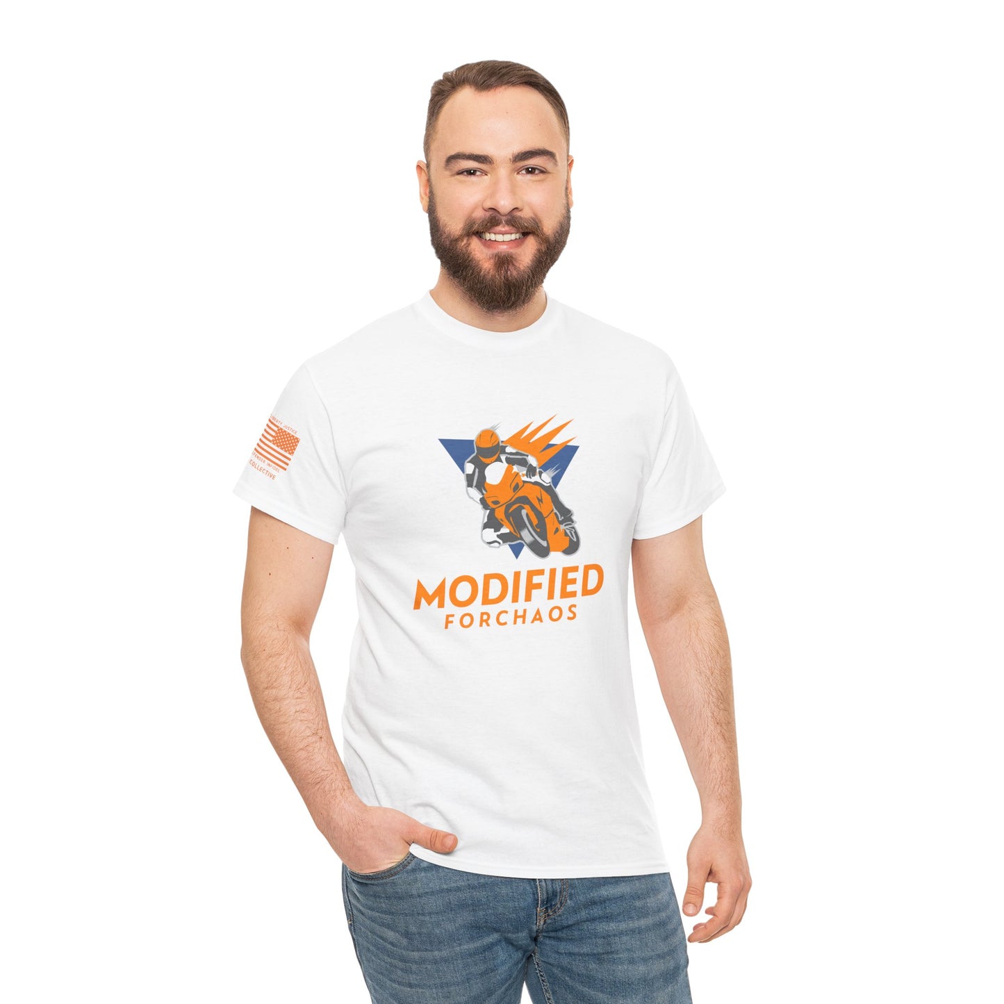 Orange Rush – Modified FORCHAOS Sport Bike Graphic T-Shirt