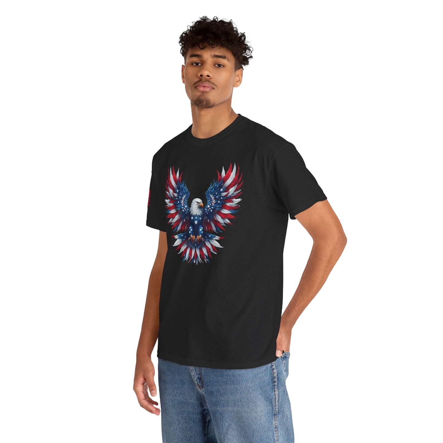 Patriotic Eagle T-Shirt – Born to Soar, Made to Stand