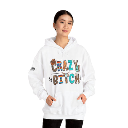 Crazy Bitch Western Hoodie – Loud, Bold, & Untamed