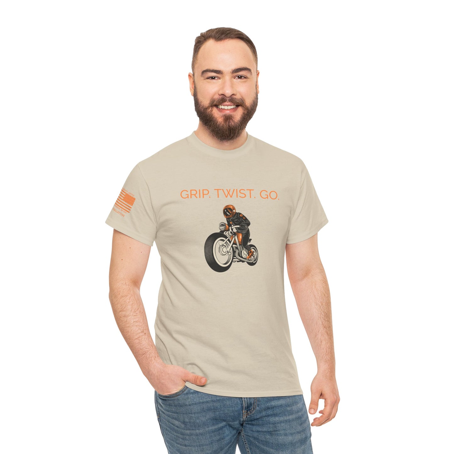 Grip. Twist. Go. – Cafe Racer T-Shirt