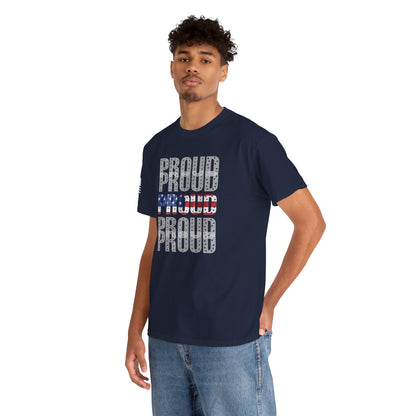 Proud Patriot – A Bold Statement of American Pride Graphic T-Shirt