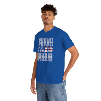 Proud Patriot – A Bold Statement of American Pride Graphic T-Shirt