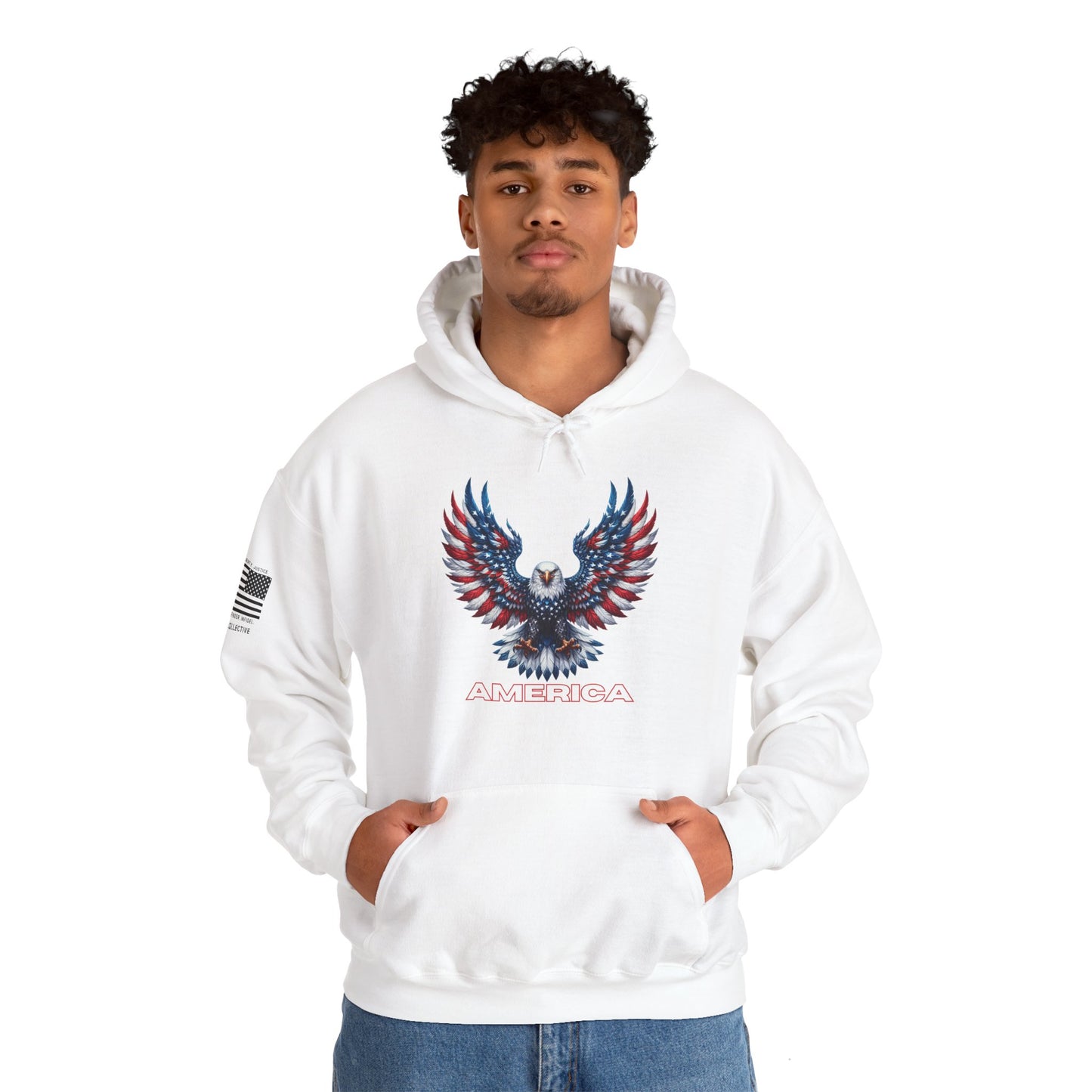 Pride in AMERICA Fierce Eagle Hoodie