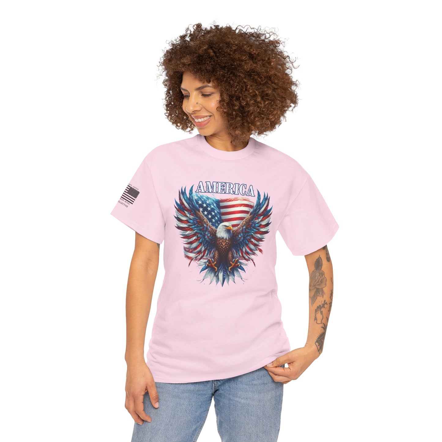 American Price Vintage Eagle and Flag T-Shirt