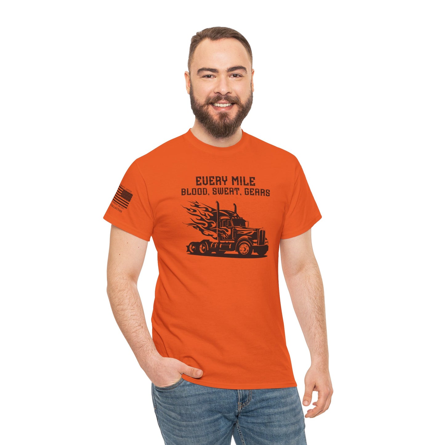 Blood, Sweat, and Gears: Trucker T-Shirt