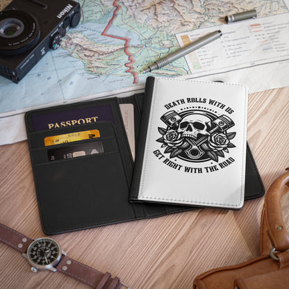 White – "Battle-Worn" RFID Passport Cover