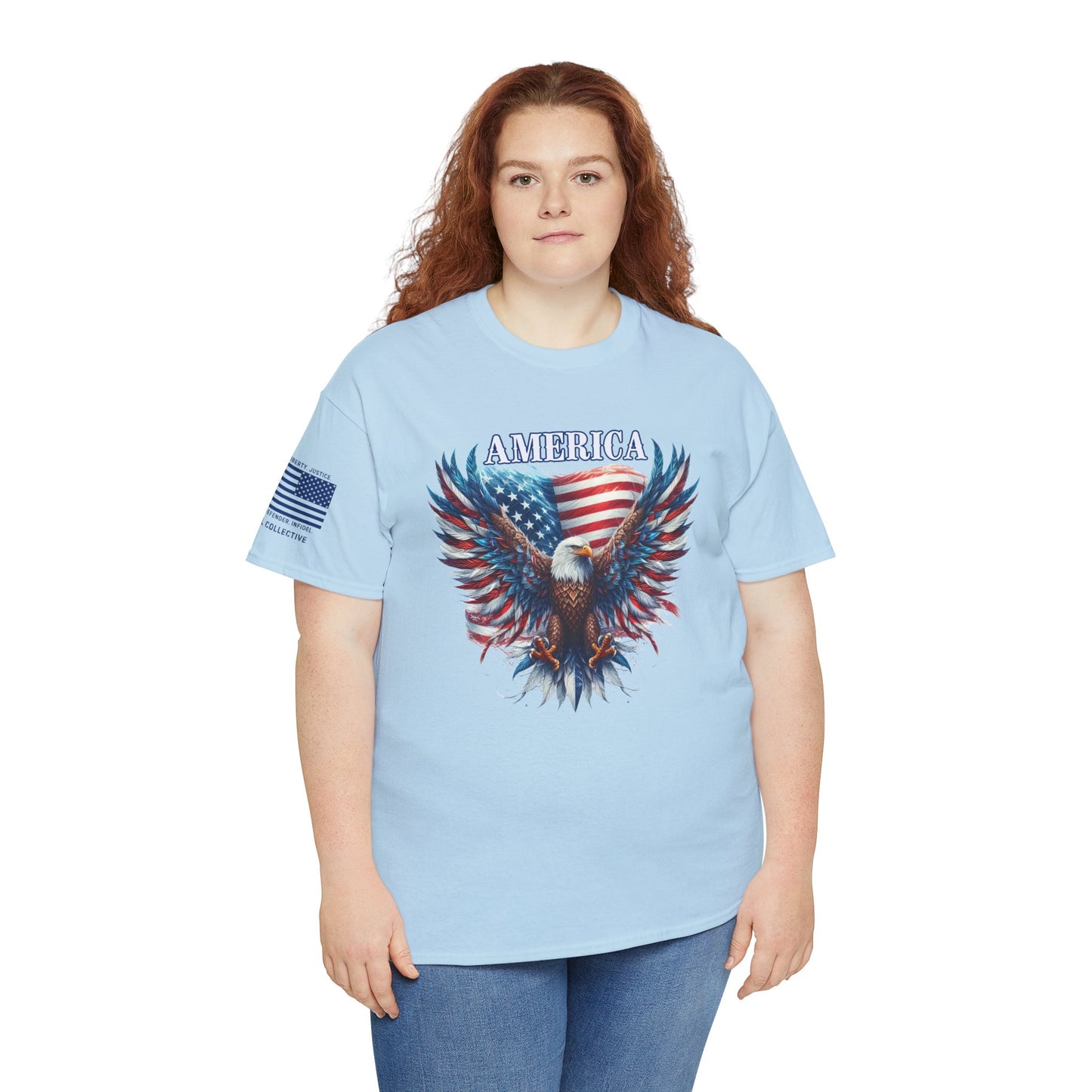 American Price Vintage Eagle and Flag T-Shirt