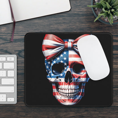 Patriotic Skull – Lady Liberty’s Edge (Skull with Bow)