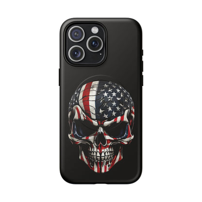 iPhone MagSafe® Cases - Patriot Broken - Not Shattered Skull