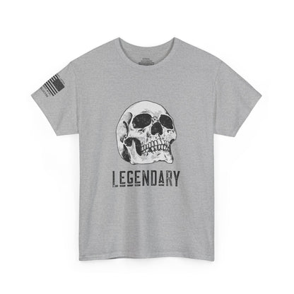 Legendary Legacy – Vintage Skull Biker Graphic T-Shirt