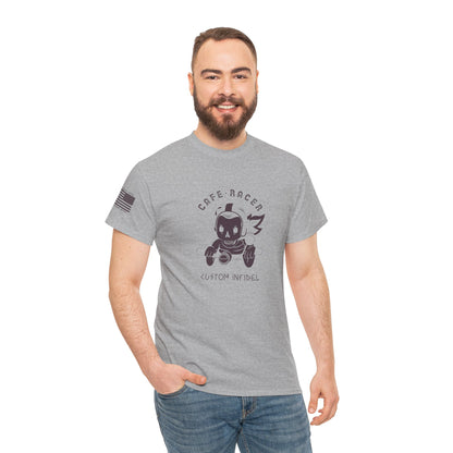 Cafe Racer – Custom Infidel Vintage Motorcycle Biker Graphic T-Shirt