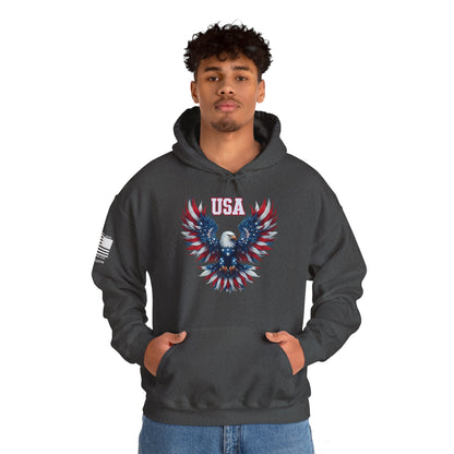 USA Eagle 4th of July Hoodie