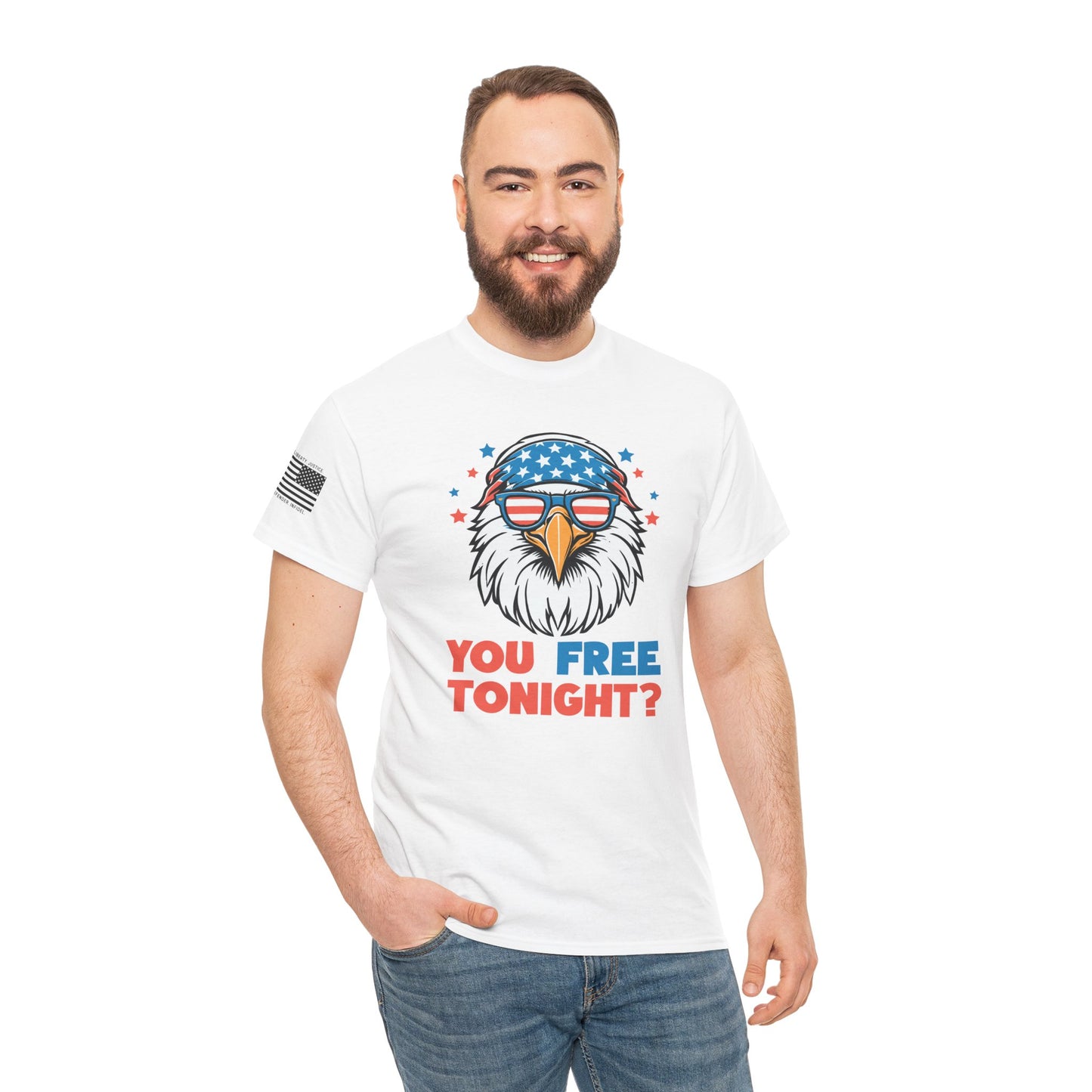 You Free Tonight? – Independence Day Eagle T-Shirt