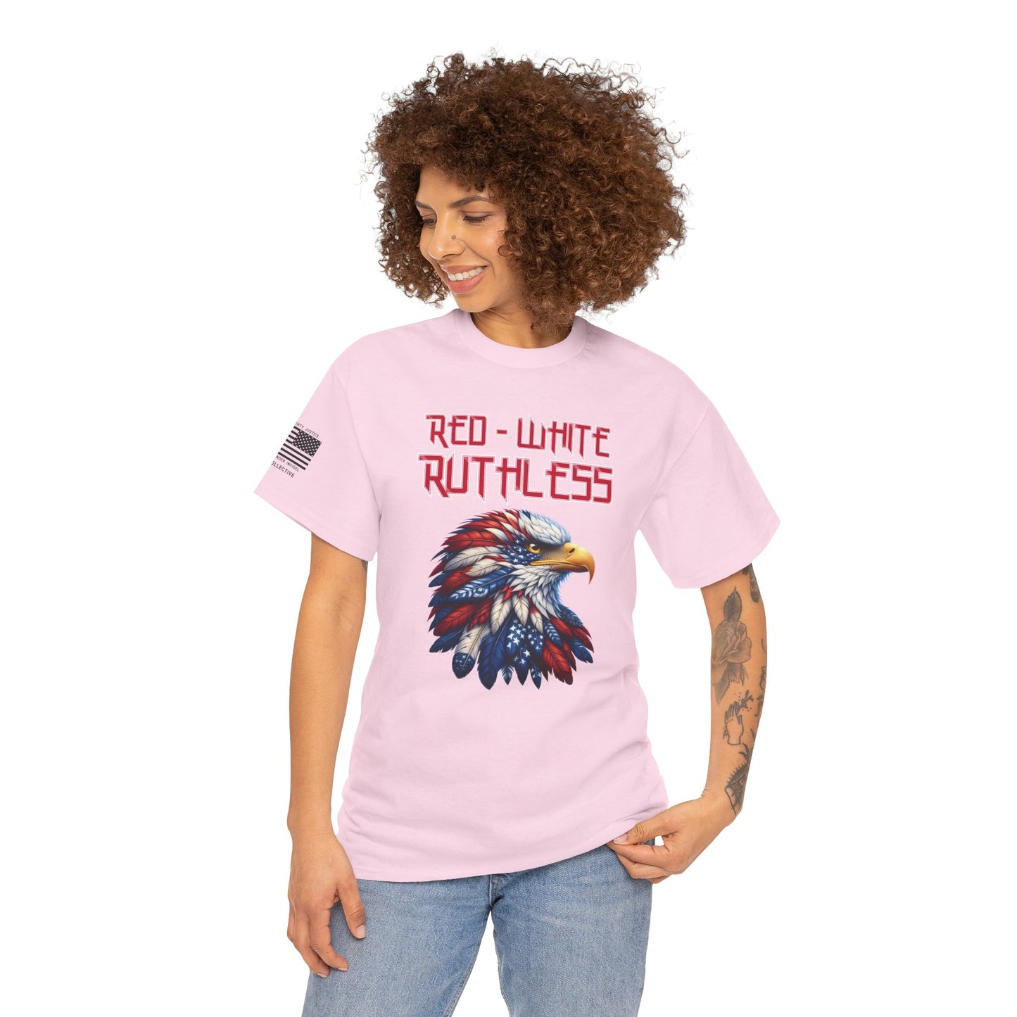 Red White Ruthless Eagle T-Shirt