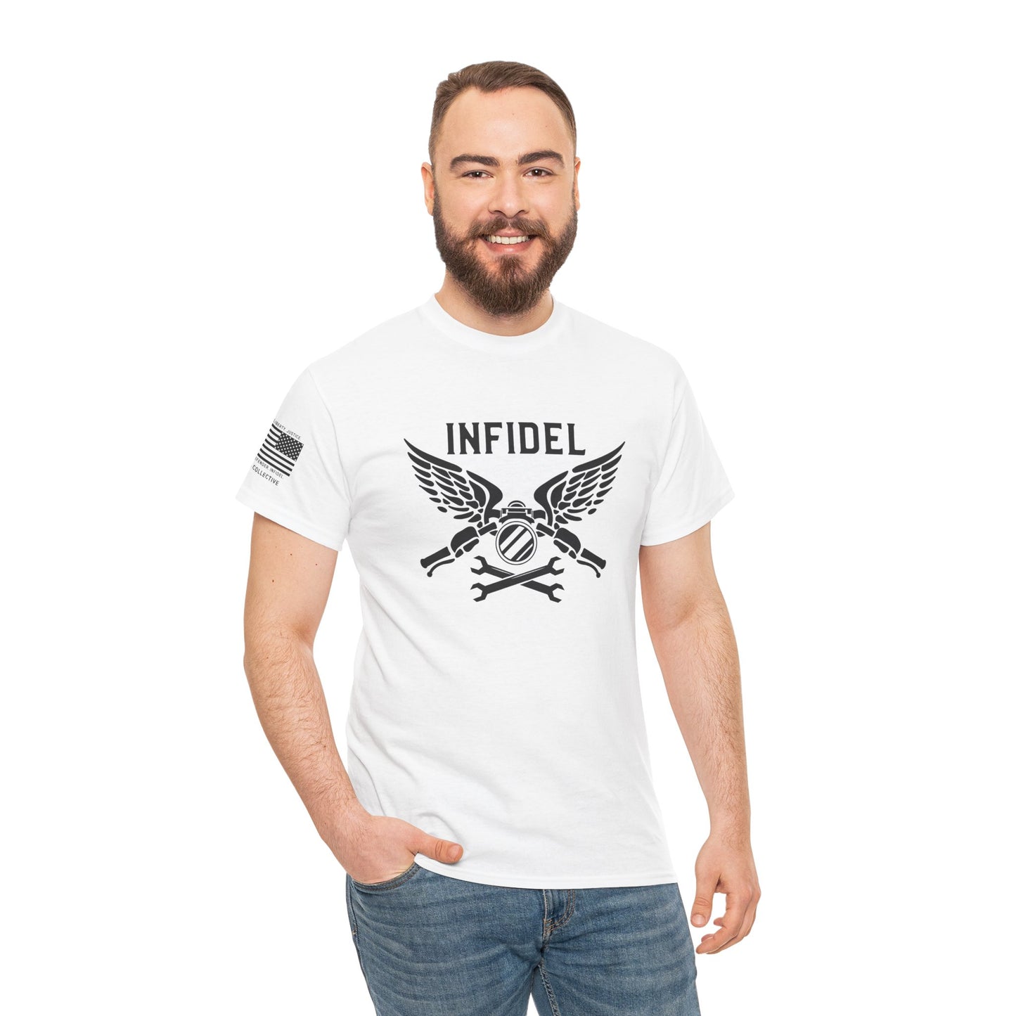 Tools of the Trade, Wings of Steel – Motorcycle Mechanic Vintage Graphic Tee