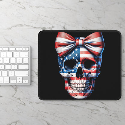 Patriotic Skull – Lady Liberty’s Edge (Skull with Bow)