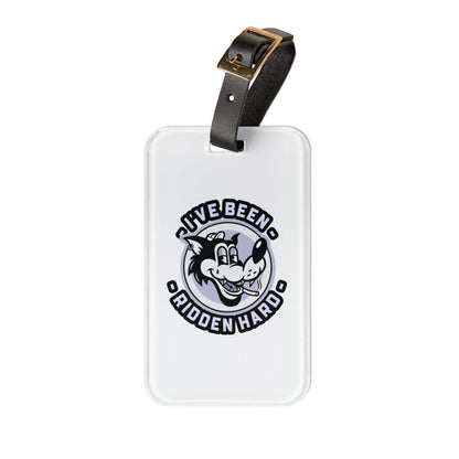 Battle-Worn White – "I've Been Ridden Hard" Bag Tag