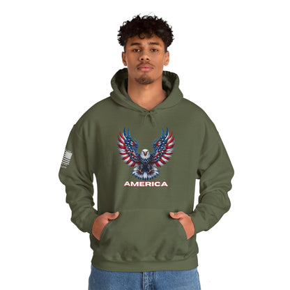 Pride in AMERICA Fierce Eagle Hoodie