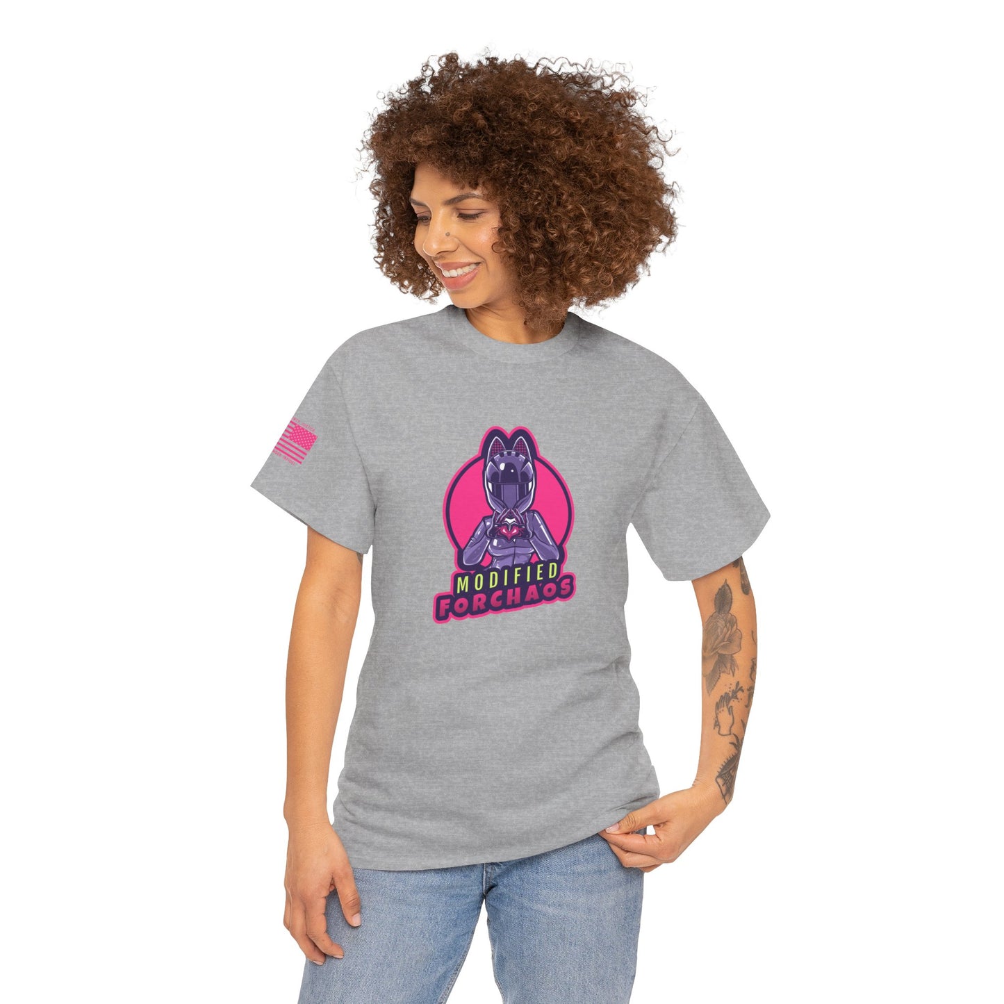 Neon Seduction – Modified FORCHAOS Women’s Relaxed Fit Graphic T-Shirt