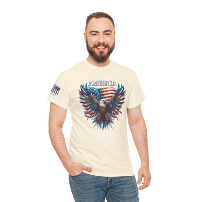 American Price Vintage Eagle and Flag T-Shirt