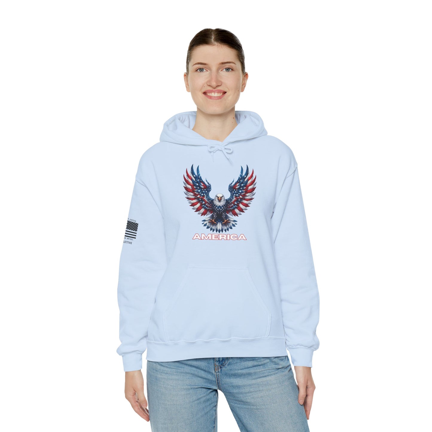 Pride in AMERICA Fierce Eagle Hoodie