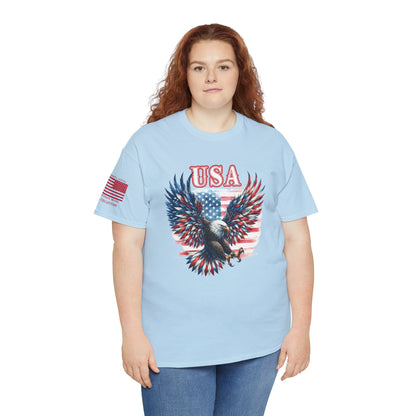 American Pride USA Eagle Vintage Flag T-Shirt