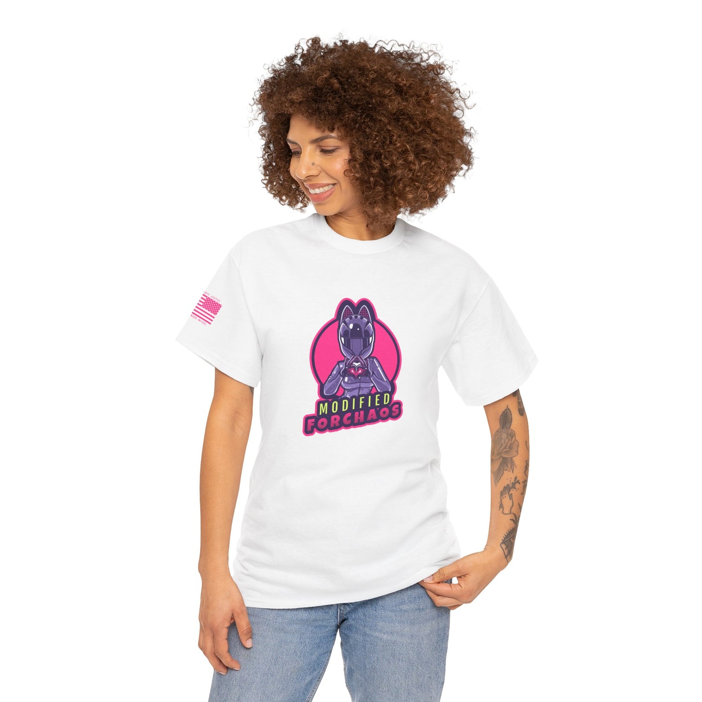 Neon Seduction – Modified FORCHAOS Women’s Relaxed Fit Graphic T-Shirt