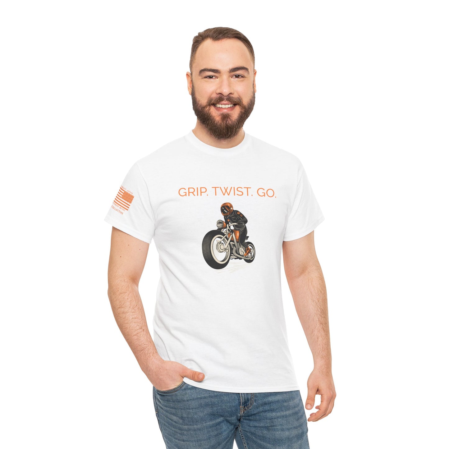 Grip. Twist. Go. – Cafe Racer T-Shirt