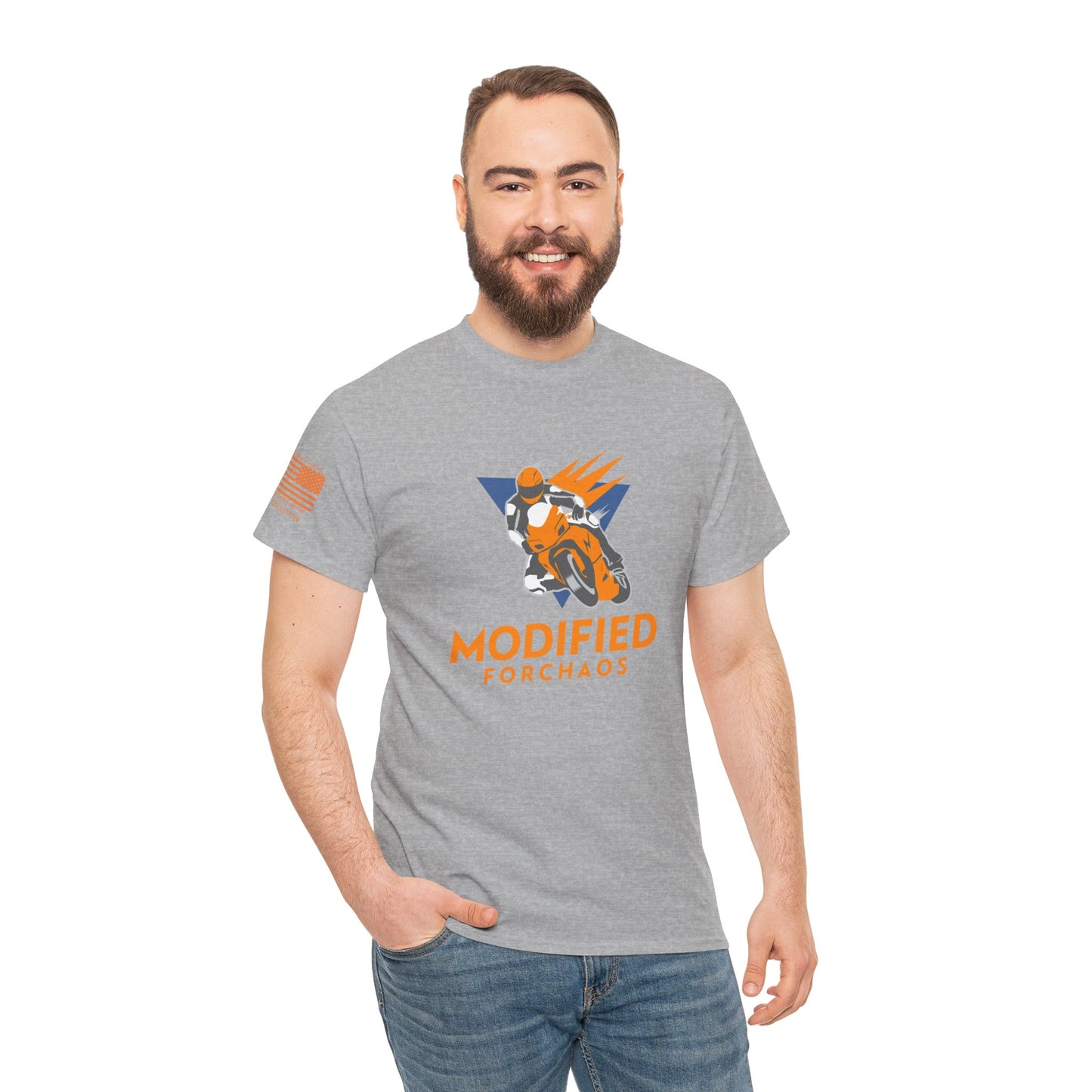 Orange Rush – Modified FORCHAOS Sport Bike Graphic T-Shirt