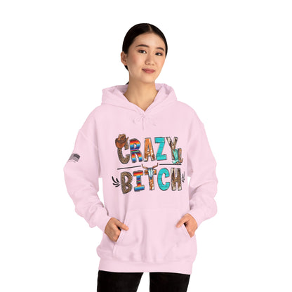 Crazy Bitch Western Hoodie – Loud, Bold, & Untamed