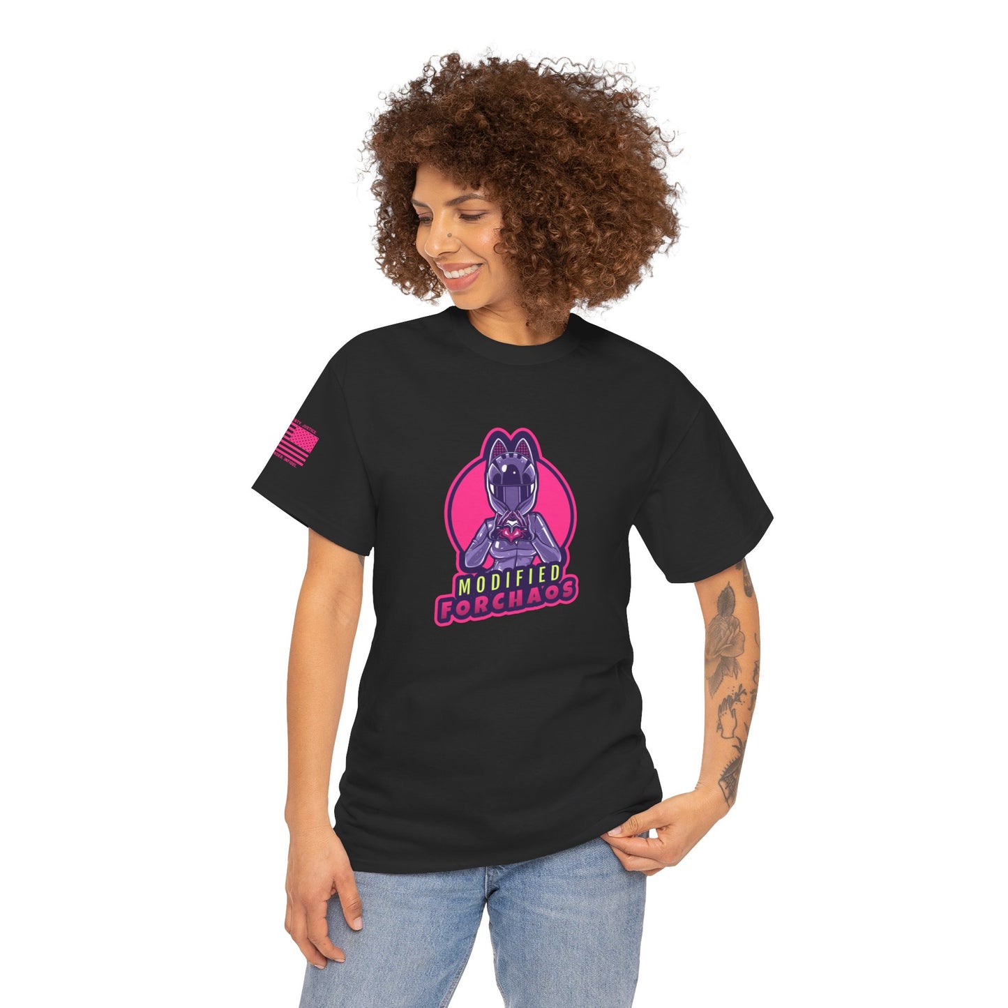 Neon Seduction – Modified FORCHAOS Women’s Relaxed Fit Graphic T-Shirt