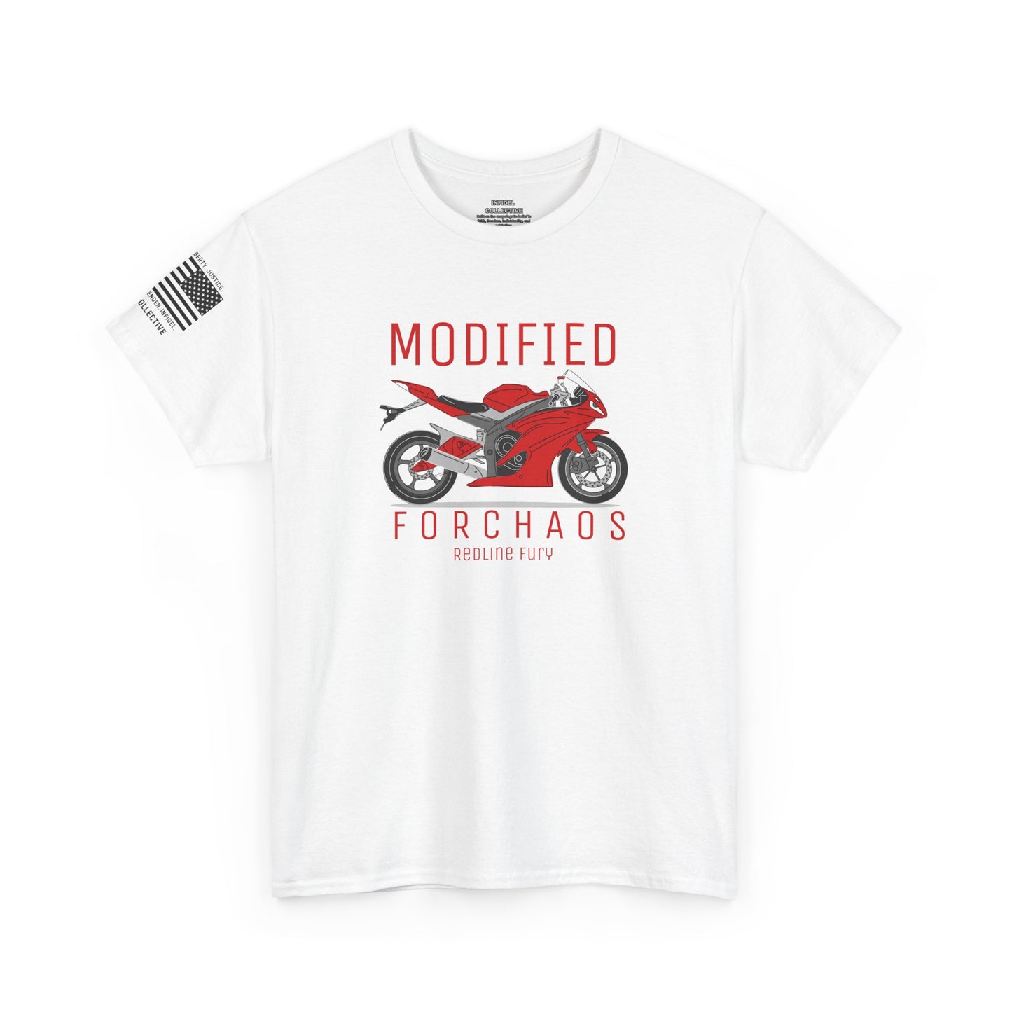 Redline Fury – Modified FORCHAOS Sport Bike Graphic T-Shirt