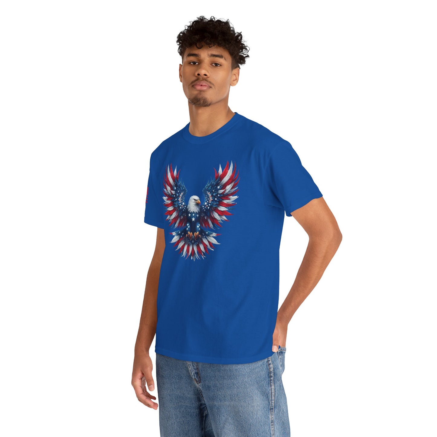 Patriotic Eagle T-Shirt – Born to Soar, Made to Stand