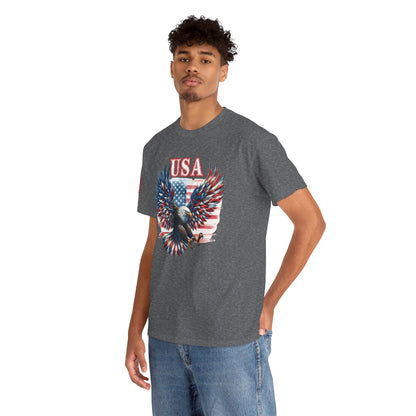 American Pride USA Eagle Vintage Flag T-Shirt