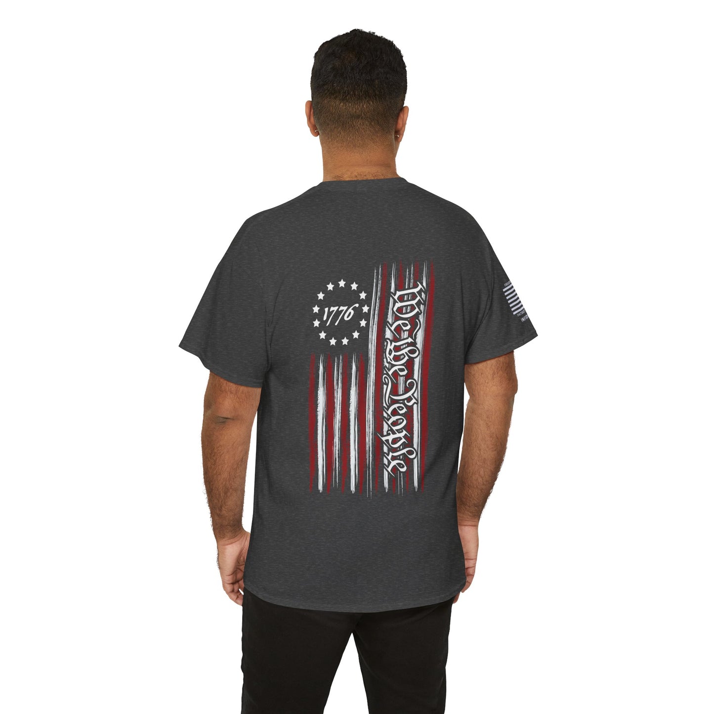 We The People 1776 Patriot T-Shirt (Backside Print)