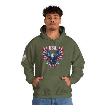 USA Eagle 4th of July Hoodie