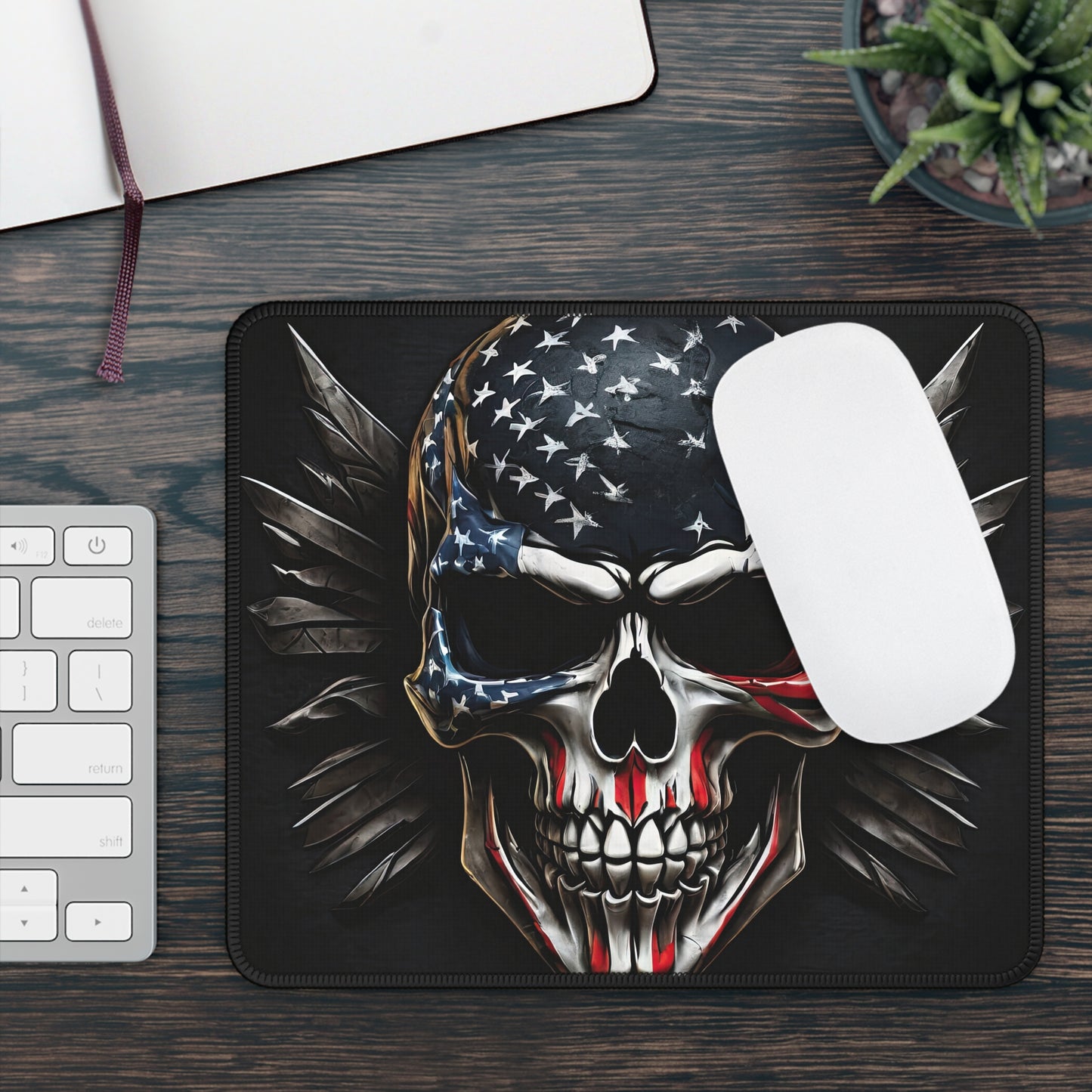 Stars, Stripes & Steel Mouse Pad